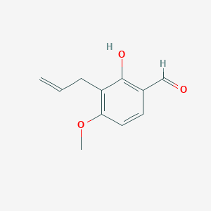 molecular formula C11H12O3 B8631963 3-Allyl-2-hydroxy-4-methoxy-benzaldehyde 