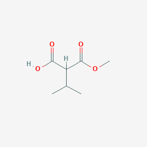 molecular formula C7H12O4 B008632 2-(Methoxycarbonyl)-3-methylbutanoic acid CAS No. 103495-93-8