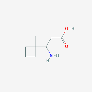 3-Amino-3-(1-methylcyclobutyl)propanoic acid