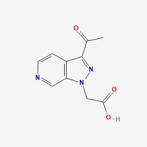 (3-Acetyl-pyrazolo[3,4-c]pyridin-1-yl)-acetic acid