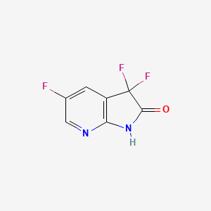 3,3,5-Trifluoro-1H-pyrrolo[2,3-B]pyridin-2(3H)-one