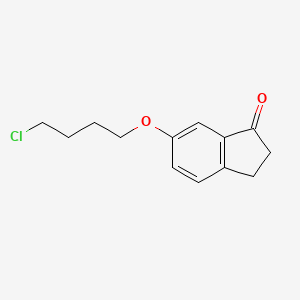 1H-Inden-1-one, 6-(4-chlorobutoxy)-2,3-dihydro-
