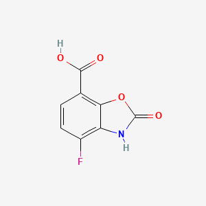 4-Fluoro-2-oxo-2,3-dihydrobenzo[d]oxazole-7-carboxylic acid
