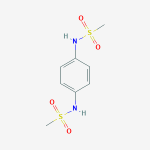 molecular formula C8H12N2O4S2 B086322 N-[4-(methanesulfonamido)phenyl]methanesulfonamide CAS No. 33256-34-7