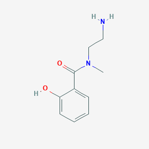 molecular formula C10H14N2O2 B8632228 N-(2-aminoethyl)-2-hydroxy-N-methylbenzamide 