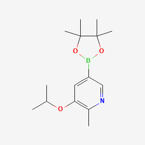 3-Isopropoxy-2-methyl-5-(4,4,5,5-tetramethyl[1,3,2]dioxaborolan-2-yl)-pyridine
