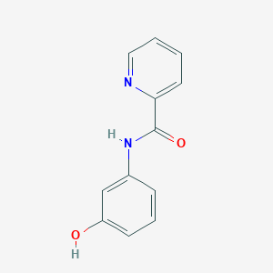 molecular formula C12H10N2O2 B8632361 N-(3-hydroxyphenyl)picolinamide 