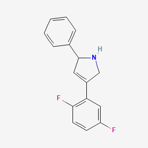 4-(2,5-difluorophenyl)-2-phenyl-2,5-dihydro-1H-pyrrole