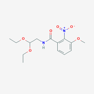 N-(2,2-diethoxyethyl)-3-methoxy-2-nitrobenzamide