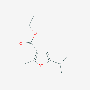 Ethyl 5-isopropyl-2-methyl-3-furoate