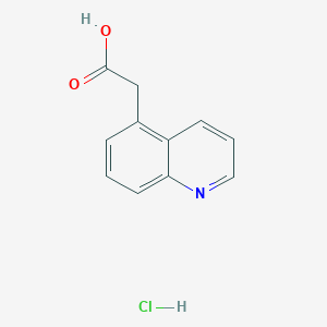 2-(Quinolin-5-YL)acetic acid hydrochloride