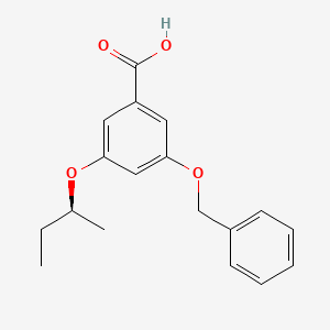 3-(Benzyloxy)-5-{[(2S)-butan-2-yl]oxy}benzoic acid