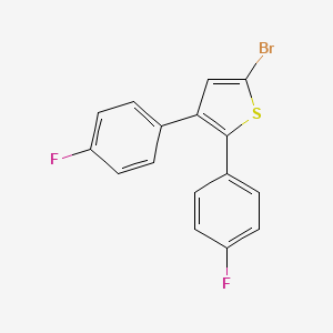 5-Bromo-2,3-bis(4-fluorophenyl)thiophene
