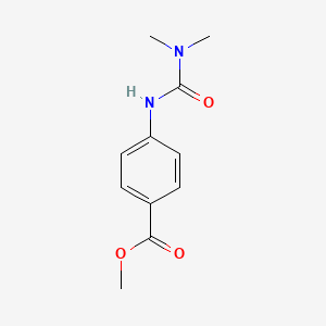 molecular formula C11H14N2O3 B8632624 methyl 4-(N,N-dimethylcarbamyl)aminobenzoate 