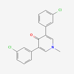 3,5-Bis(3-chlorophenyl)-1-methylpyridin-4(1H)-one