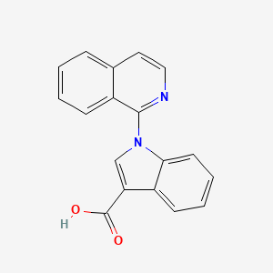 1-(Isoquinolin-1-yl)-1H-indole-3-carboxylic acid