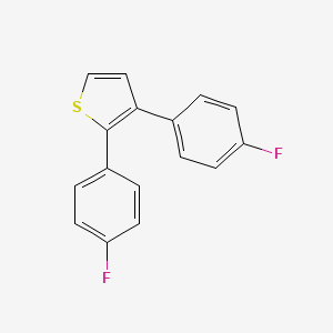 molecular formula C16H10F2S B8632743 2,3-Bis(4-fluorophenyl)thiophene CAS No. 78316-47-9