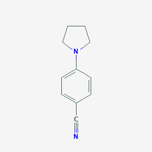 molecular formula C11H12N2 B086329 4-(Pyrrolidin-1-YL)benzonitrile CAS No. 10282-30-1