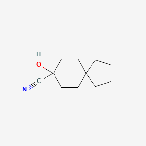 8-Hydroxy-spiro[4.5]decane-8-carbonitrile