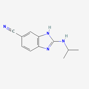 5-Cyano-N-(1-methylethyl)-1H-benzimidazol-2-amine