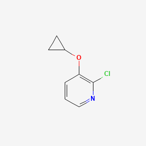 molecular formula C8H8ClNO B8633004 2-Chloro-3-cyclopropoxypyridine 