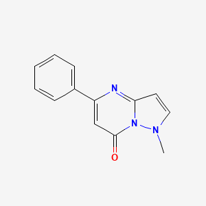 Pyrazolo[1,5-a]pyrimidin-7(1H)-one, 1-methyl-5-phenyl-