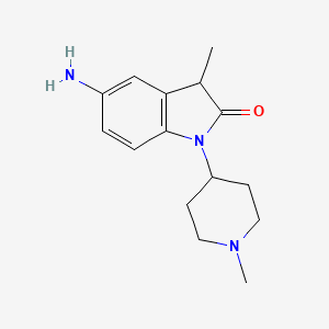 5-Amino-3-methyl-1-(1-methylpiperidin-4-yl)indolin-2-one