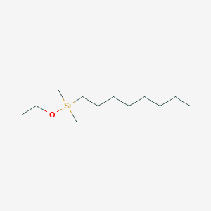 molecular formula C12H28OSi B8633083 Silane, ethoxydimethyloctyl- CAS No. 87281-31-0