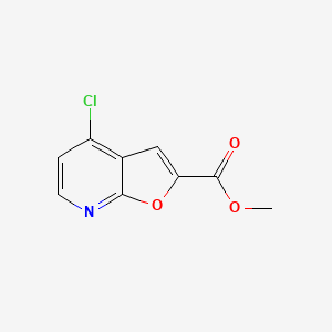 4-Chloro-furo[2,3-b]pyridine-2-carboxylic acid methyl ester