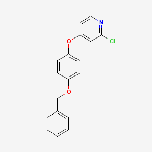 4-(4-Benzyloxy-phenoxy)-2-chloro-pyridine