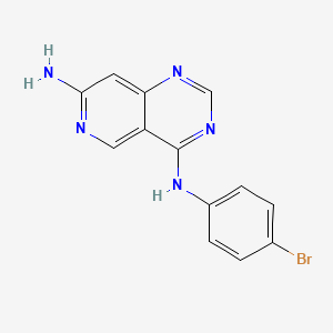 4-N-(4-bromophenyl)pyrido[4,3-d]pyrimidine-4,7-diamine