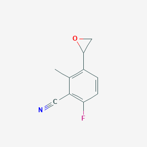 6-Fluoro-2-methyl-3-(oxiran-2-yl)benzonitrile