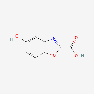 molecular formula C8H5NO4 B8633369 2-Carboxy-5-hydroxybenzoxazole 