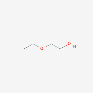 molecular formula C4H10O2<br>CH3CH2OCH2CH2OH<br>C4H10O2 B086334 2-Ethoxyethanol CAS No. 110-80-5
