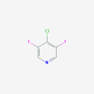 molecular formula C5H2ClI2N B086335 4-氯-3,5-二碘吡啶 CAS No. 13993-58-3