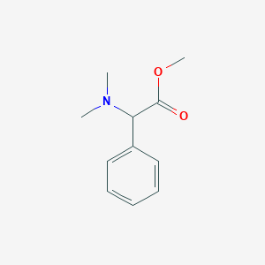 molecular formula C11H15NO2 B8633521 Dimethylaminophenylacetic acid methyl ester 