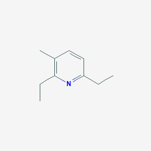 molecular formula C10H15N B8633601 Pyridine, 2,6-diethyl-3-methyl- CAS No. 6760-48-1