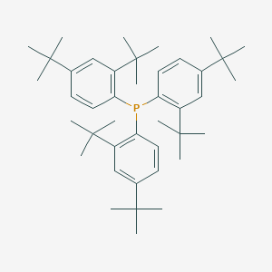 molecular formula C42H63P B8633681 Tris(2,4-di-tert-butylphenyl)phosphane CAS No. 130600-71-4