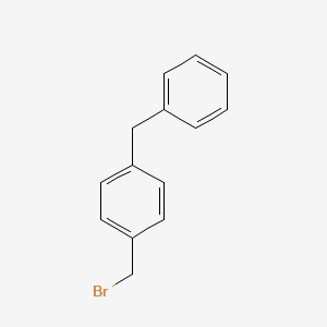 molecular formula C14H13Br B8633780 4-Benzylbenzyl bromide 