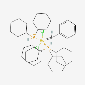 molecular formula C43H74Cl2P2Ru+2 B8633823 Grubbs Catalyst 