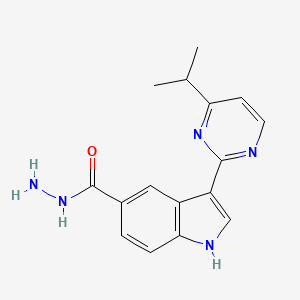 3-(4-isopropylpyrimidin-2-yl)-1H-indole-5-carbohydrazide