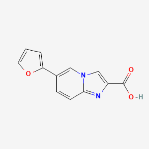 6-(Furan-2-yl)imidazo[1,2-a]pyridine-2-carboxylic acid