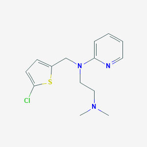 molecular formula C14H18ClN3S B086339 Chlorothen CAS No. 148-65-2