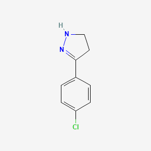 3-(4-Chlorophenyl)-4,5-dihydro-1H-pyrazole