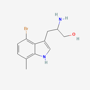 4-Bromo-7-methyltryptophol