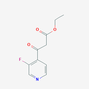 Ethyl 3-(3-fluoropyridin-4-yl)-3-oxopropanoate