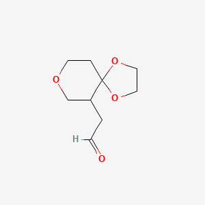 1,4,8-Trioxaspiro[4.5]dec-6-ylacetaldehyde