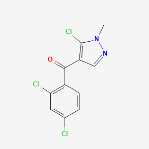 (5-Chloro-1-methyl-1H-pyrazol-4-yl)(2,4-dichlorophenyl)methanone