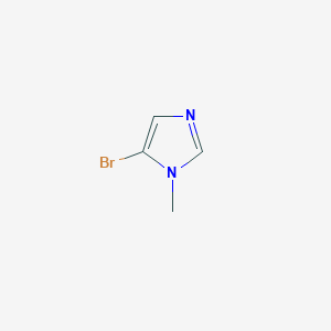 molecular formula C4H5BrN2 B086341 5-Bromo-1-methyl-1H-imidazole CAS No. 1003-21-0
