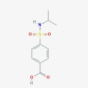 molecular formula C10H13NO4S B086342 4-[(Isopropylamino)sulfonyl]benzoic acid CAS No. 10252-66-1